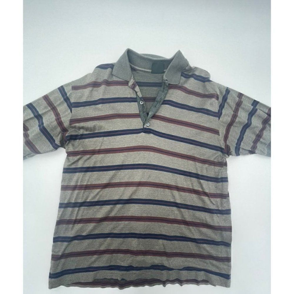 Bobby Jones Italian 100% Cotton Polo Golf Shirt Large